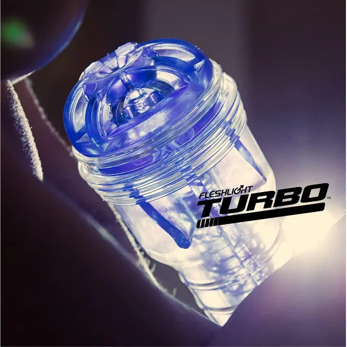 Fleshlight Turbo Thrust Blowjob Simulator Blue Ice Fleshlight Vibrators