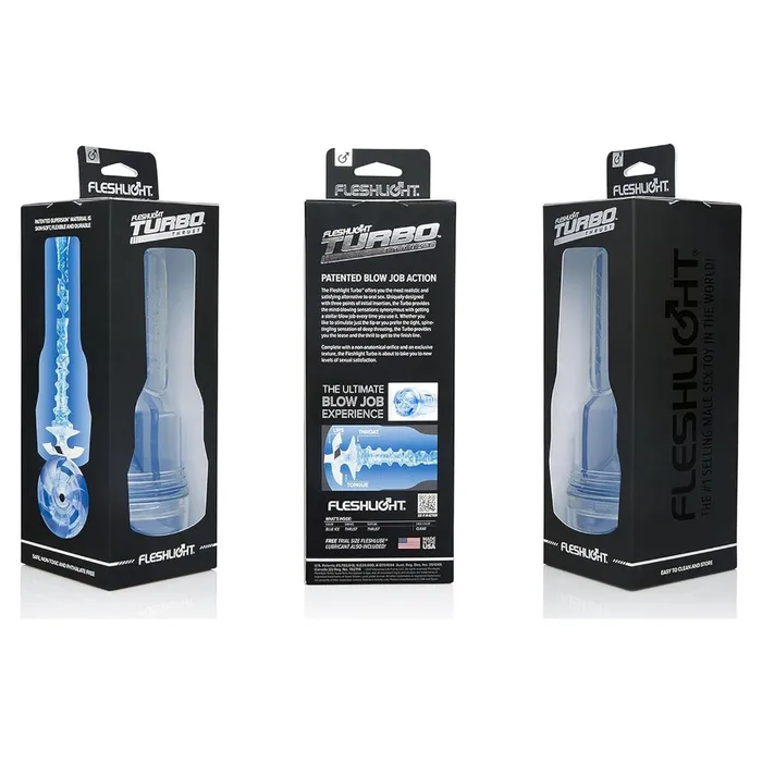 Fleshlight Turbo Thrust Blowjob Simulator Blue Ice Fleshlight Vibrators