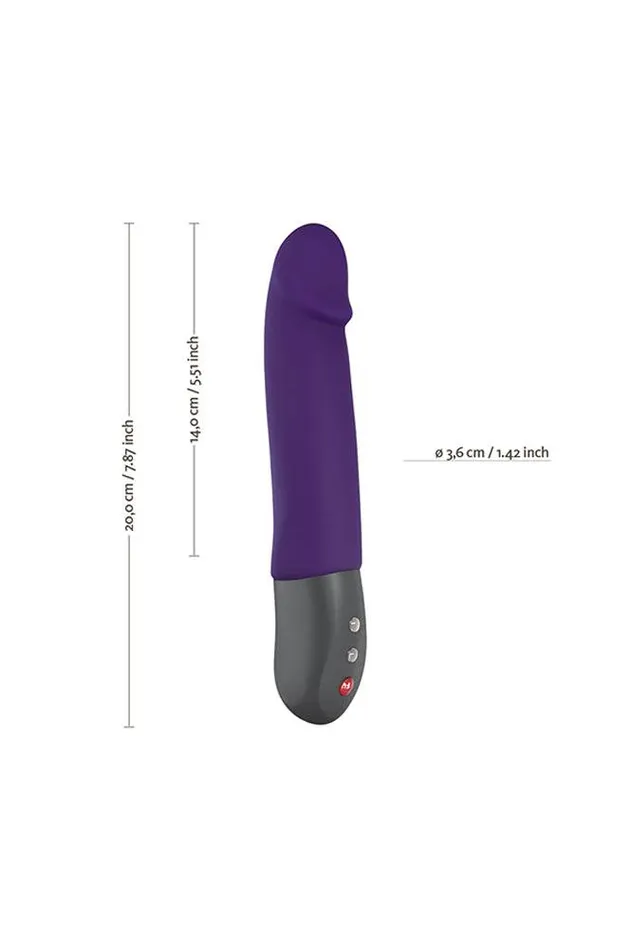 Fun Factory Fun Factory Stronic Real Realistic Pulsator Dark Violet Dildos