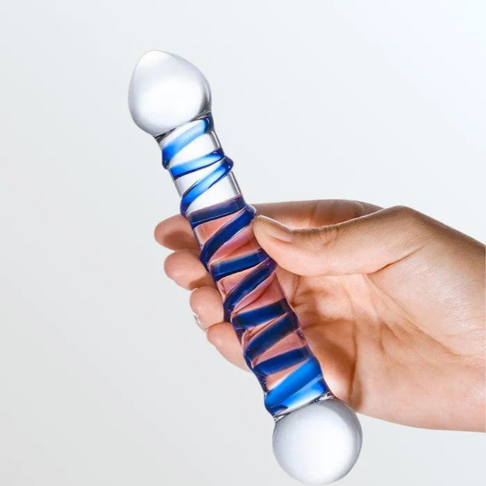 Gls Dildos Gls Spiral Glass 65 Dildo