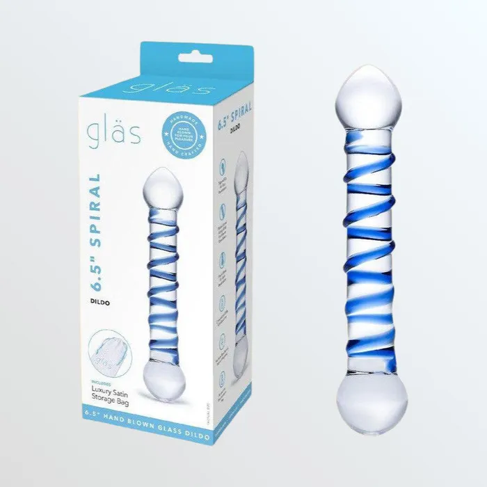 Gls Dildos Gls Spiral Glass 65 Dildo