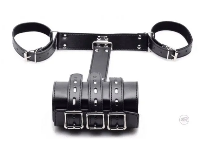 Helpless restraint Arm Binders Oxyshop Vibrators