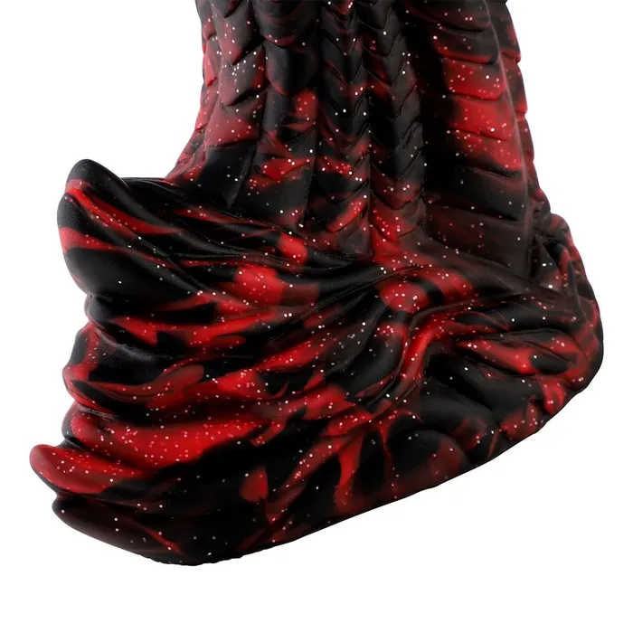 HiSmith Anal HiSmith Waldolo Ceolia Silicone Remote Vibrating Dildo 97 Inch BlackRed