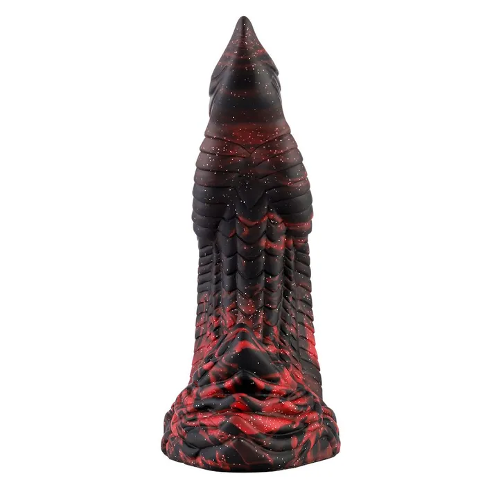 HiSmith Anal HiSmith Waldolo Ceolia Silicone Remote Vibrating Dildo 97 Inch BlackRed