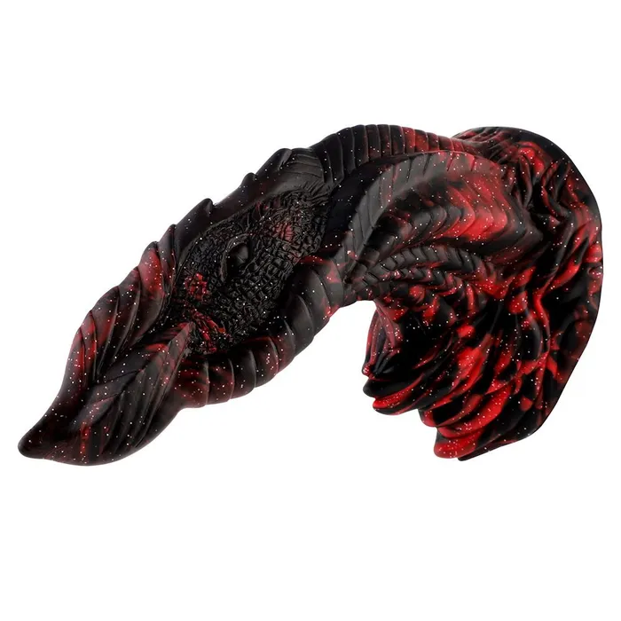 HiSmith Anal HiSmith Waldolo Ceolia Silicone Remote Vibrating Dildo 97 Inch BlackRed