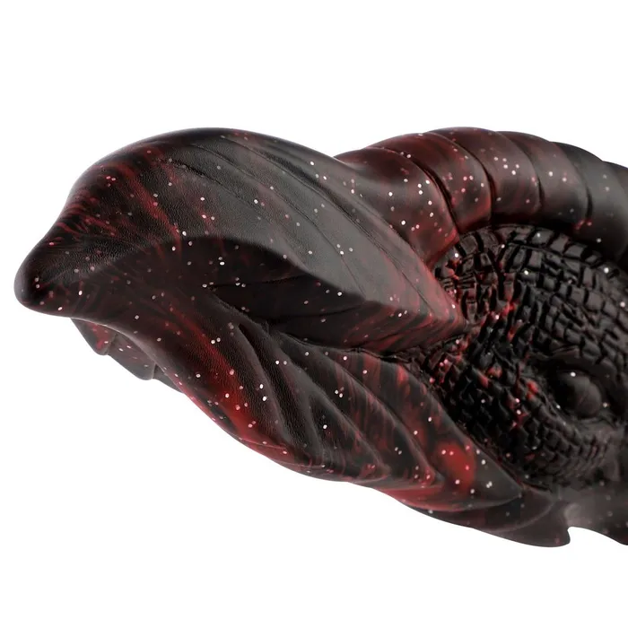 HiSmith Anal HiSmith Waldolo Ceolia Silicone Remote Vibrating Dildo 97 Inch BlackRed