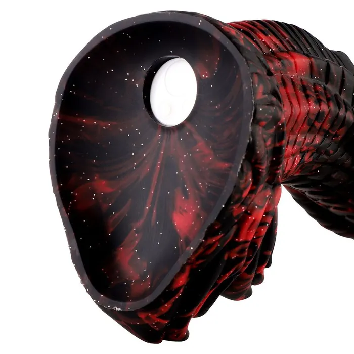HiSmith Anal HiSmith Waldolo Ceolia Silicone Remote Vibrating Dildo 97 Inch BlackRed
