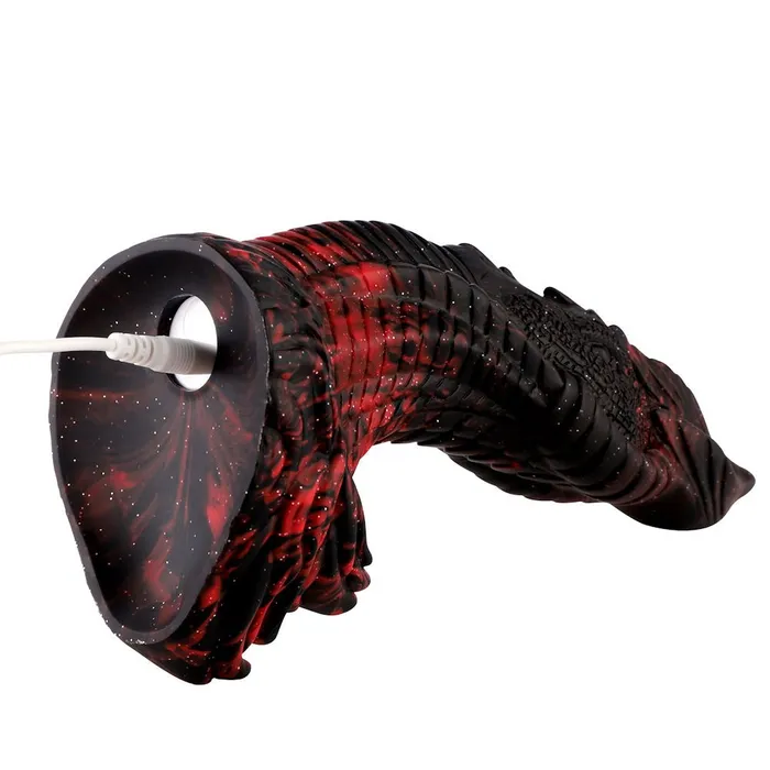 HiSmith Anal HiSmith Waldolo Ceolia Silicone Remote Vibrating Dildo 97 Inch BlackRed