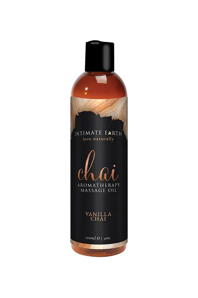 Intimate Earth Intimate Earth Aromatherapy Massage Oil Chai Vanilla Chai 4oz Couples Intimate Earth Intimate Earth Aromatherapy Massage Oil Chai Vanilla Chai 4oz Couples