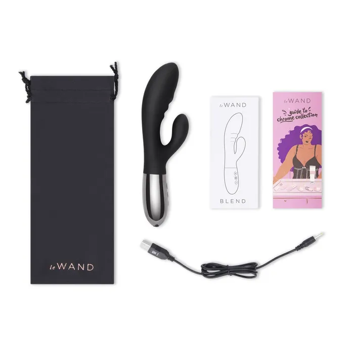 LE WAND Vibrators Le Wand Chrome Blend Black