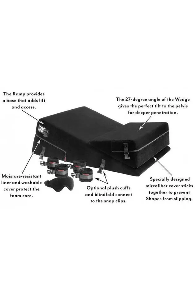 Liberator Anal Liberator Black Label Wedge Ramp Combo Black