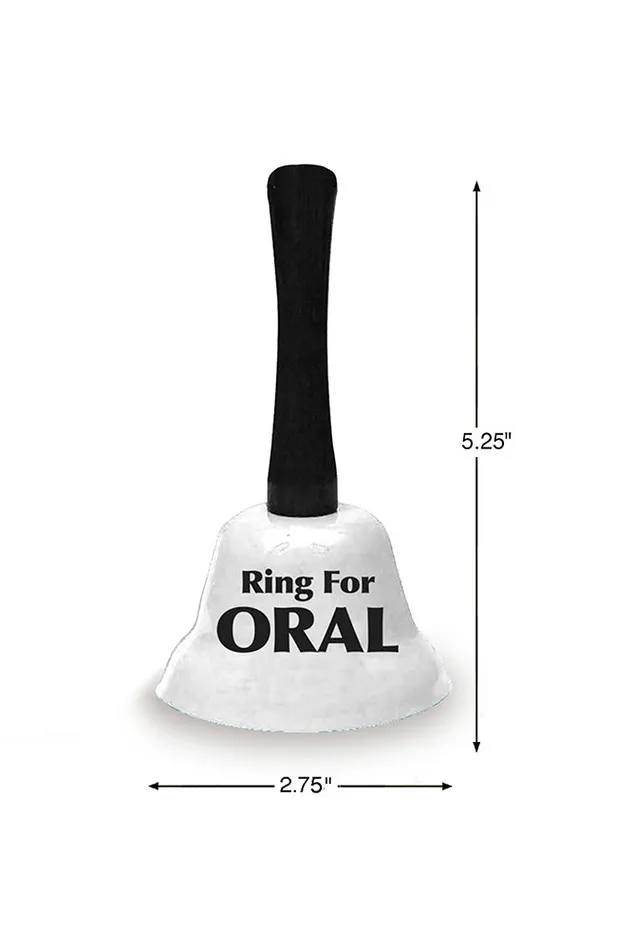 Little Genie Male Sex Toys Little Genie Ring Bell For Oral White