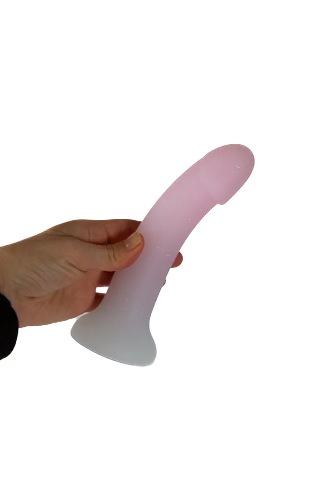 Love to Love Dildos Love to Love Dildolls Galactica Glitter Dildo BlueWhite