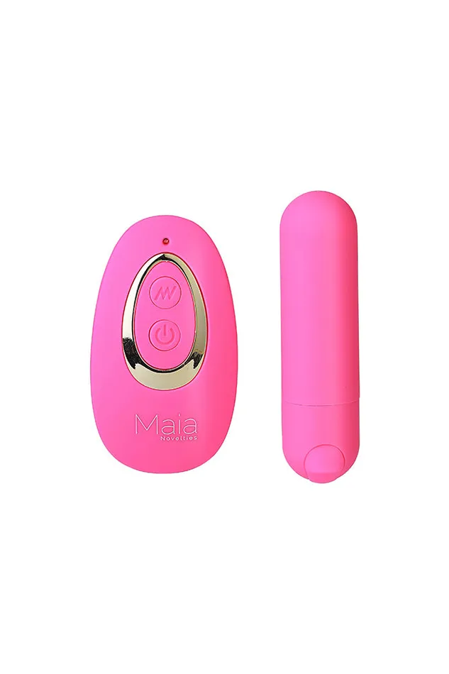 Maia Toys Couples Maia Toys Jessi Remote Controlled Mini Bullet Pink