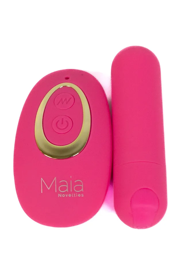 Maia Toys Couples Maia Toys Jessi Remote Controlled Mini Bullet Pink