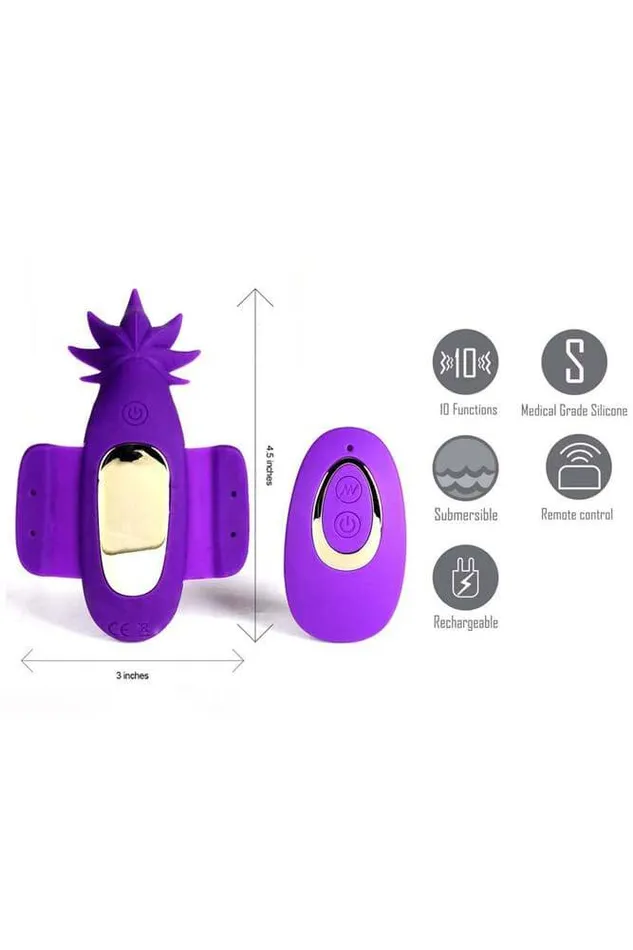 Maia Toys Sativa Remote Control Panty Vibrator Purple Maia Toys Vibrators