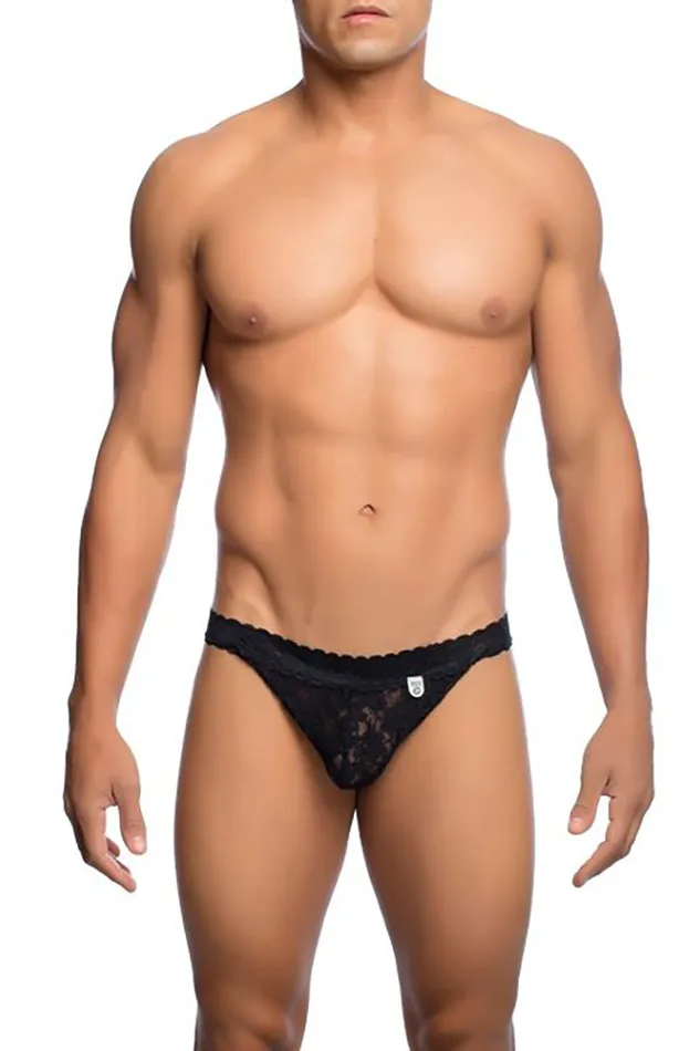 Male Basics Male Basics Lace Jockstrap Black MBL12 Anal