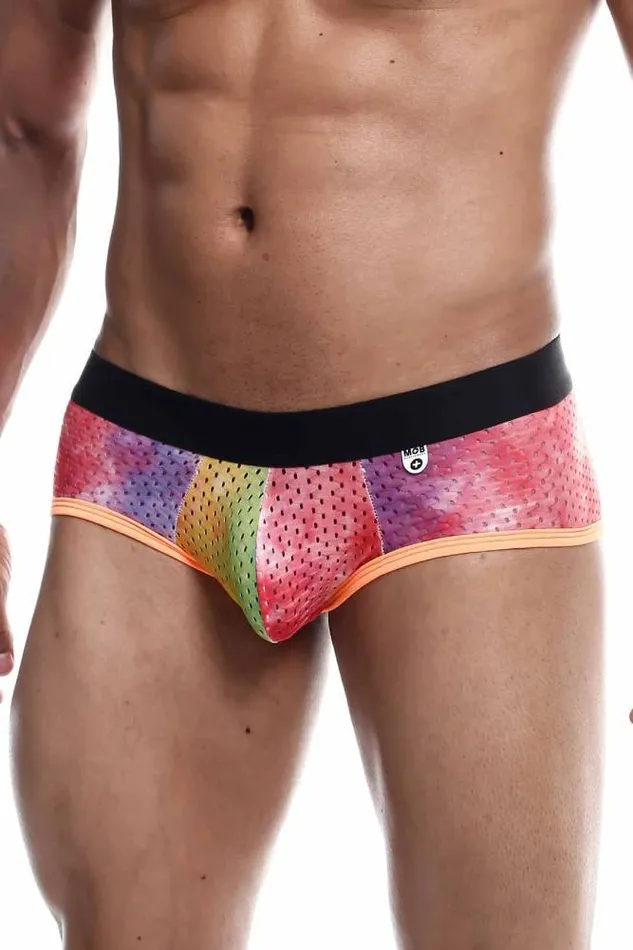 Male Basics Male Sex Toys Male Basics Aero Brief OrangeTie Dye MBL55
