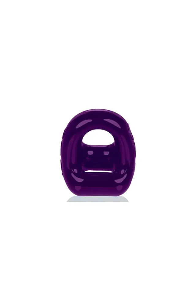Male Sex Toys Oxballs Oxballs 360 Dual Cock Ring Ball Sling Purple