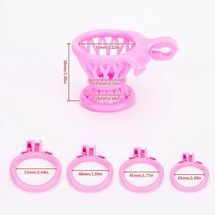 Male Sex Toys Oxyshop Inverted Sissy Chastity Plastic Bury it