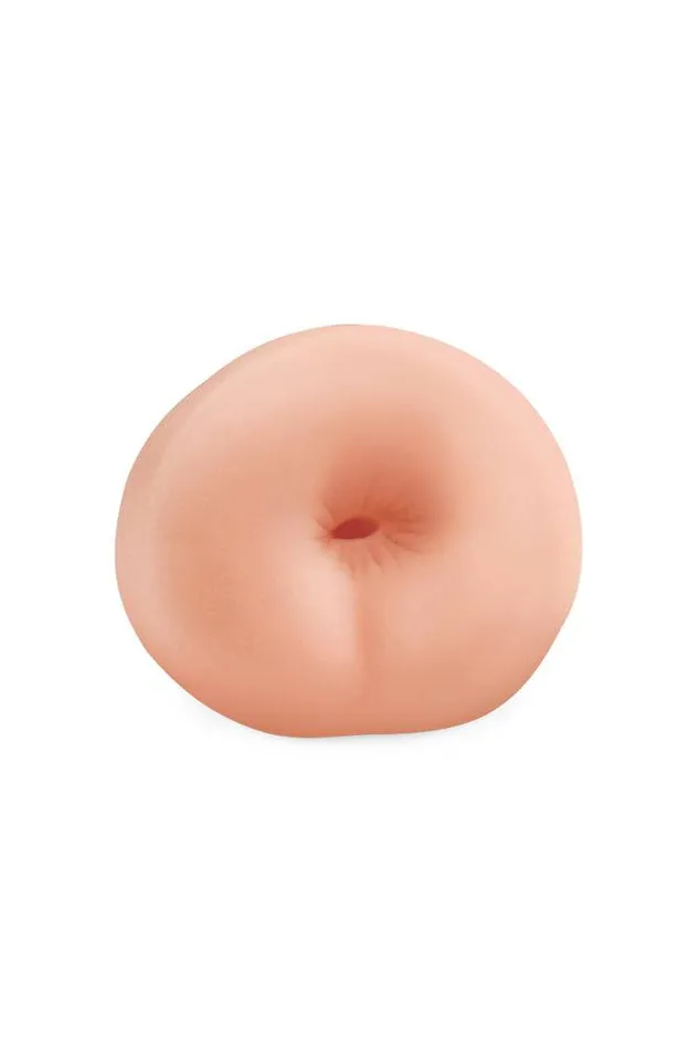 Male Sex Toys Pipedream Extreme Freshman Fuckslut Handheld Stroker Beige Pipedream