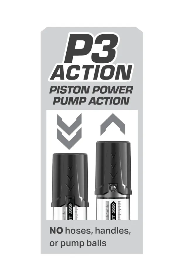 Male Sex Toys Pipedream Pipedream Pump Worx Max Boost Penis Pump BlackClear