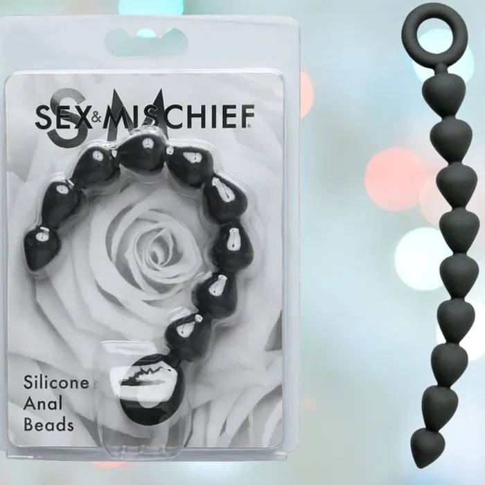 Male Sex Toys Sportsheets Sex Mischief Silicone Anal Beads