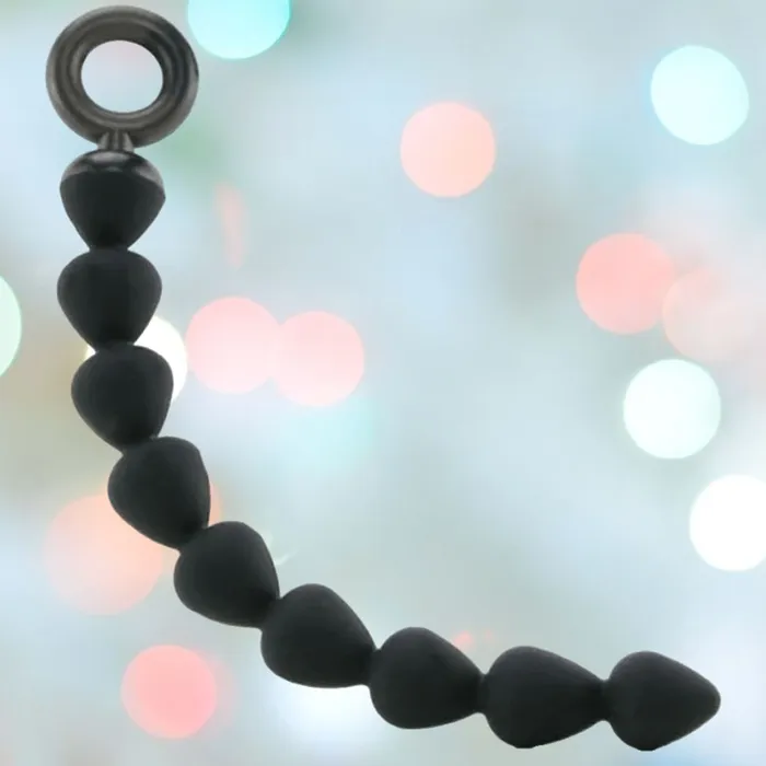 Male Sex Toys Sportsheets Sex Mischief Silicone Anal Beads
