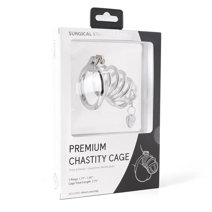 Male Sex Toys US STOCK OXY06 Premium Chastity Cage
