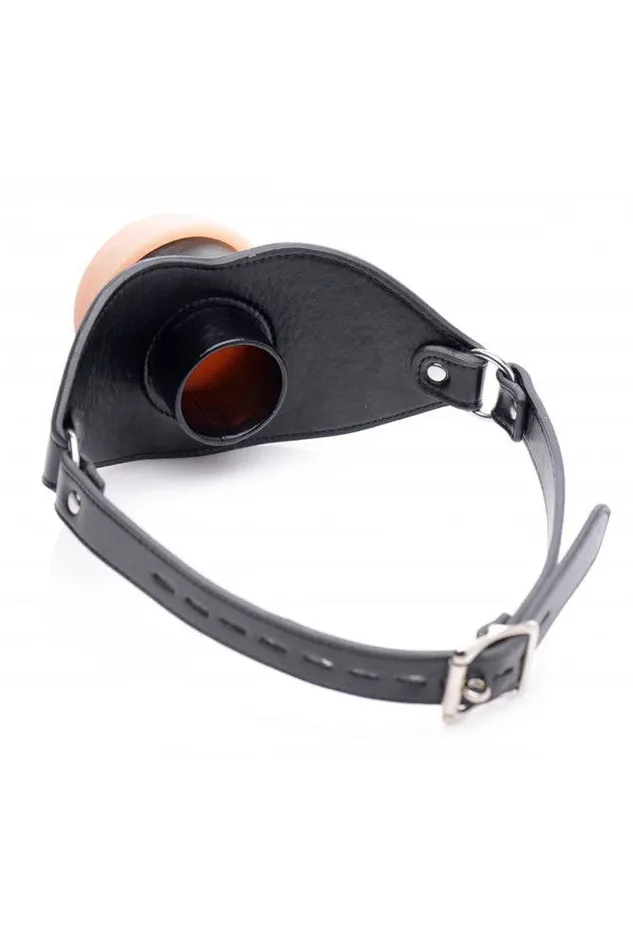 Male Sex Toys XR Brands Master Series Pussy Face Oral Sex Mouth Gag XR Brands