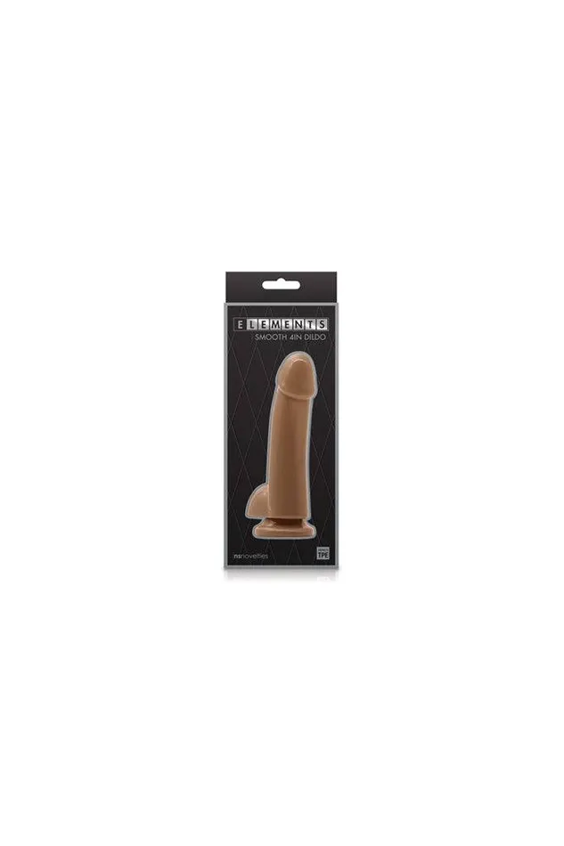 NS Novelties Dildos NS Novelties Elements Smooth Dildo Brown Assorted Sizes