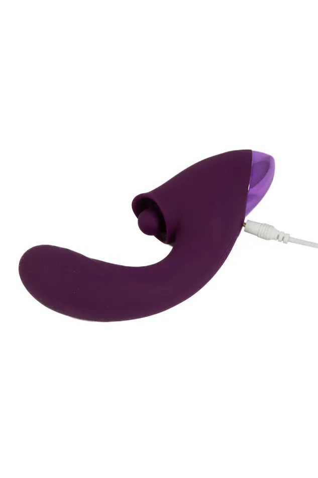 NS Novelties INYA Caprice Thrusting Dual Vibrator Purple NS Novelties Vibrators