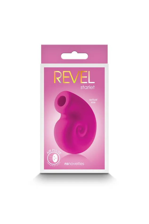 NS Novelties Vibrators NS Novelties Revel Starlet Air Pulse Clitoral Stimulator Pink