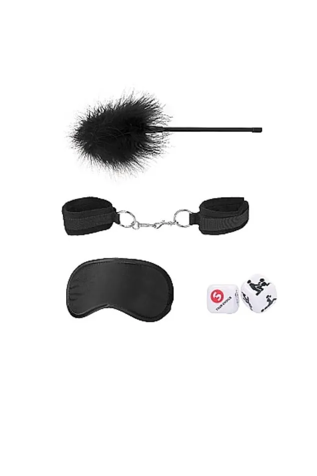 Ouch by Shots Toys Black White Introductory Bondage Kit 2 Black Shots Toys Anal