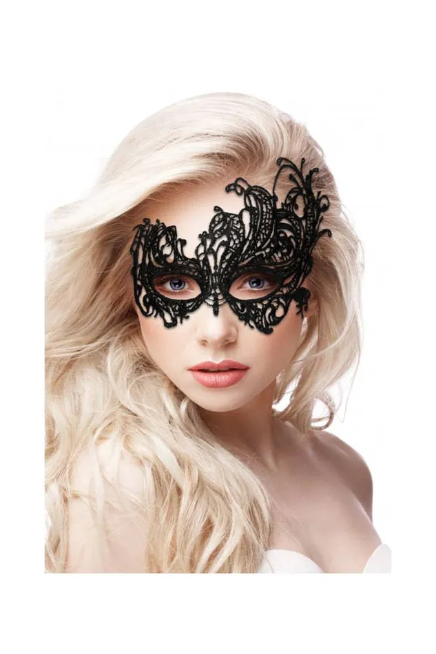 Ouch by Shots Toys Royal Lace Mask Black Shots Toys Vibrators