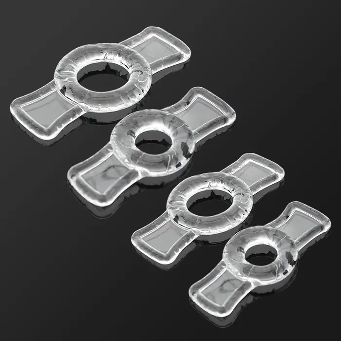 Oxyshop 4 pc x Ejaculation Delay Rings Vibrators
