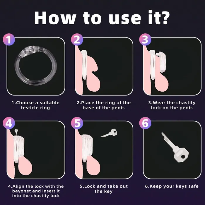 Oxyshop Male Sex Toys Tiny Treasures MiniLock Series