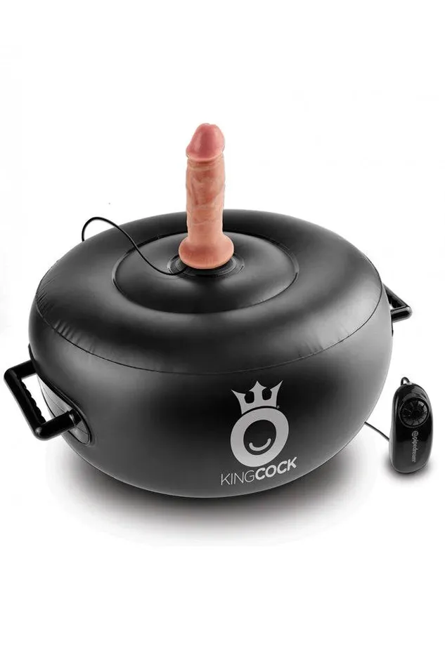Pipedream Dildos Pipedream King Cock Vibrating Inflatable Hot Seat