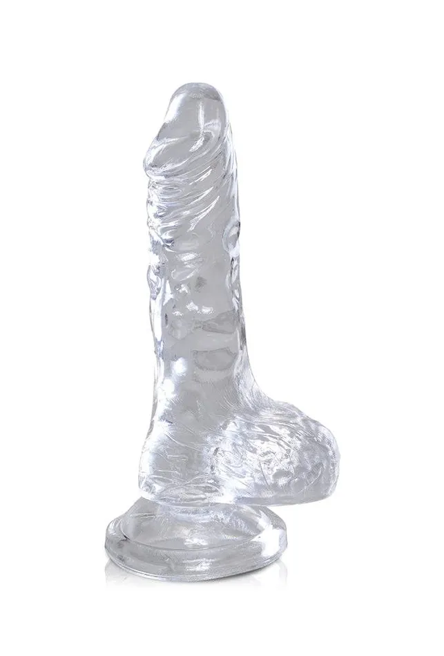 Pipedream King Cock 6 Realistic Dildo with Balls Clear Pipedream Female Sex Toys Pipedream King Cock 6 Realistic Dildo with Balls Clear Pipedream Female Sex Toys