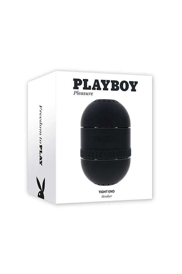 Playboy Tight End Stroker BlackFrost Evolved Male Sex Toys