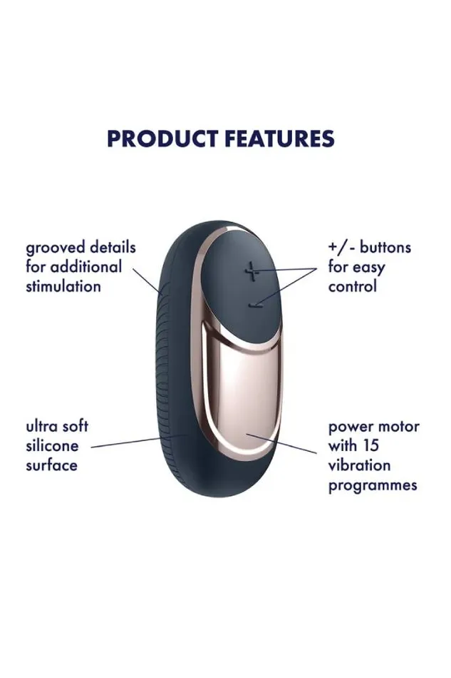 Satisfyer Layons Dark Desire Vibrator GreyRose Gold Satisfyer Vibrators