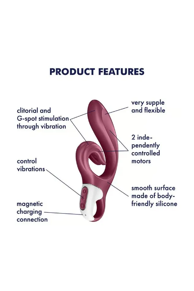 Satisfyer Love Me Rabbit Vibrator Bordeux Satisfyer Vibrators