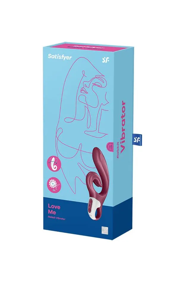 Satisfyer Love Me Rabbit Vibrator Bordeux Satisfyer Vibrators