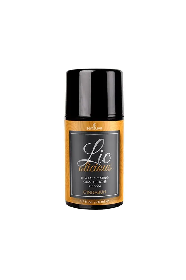 Sensuva Licolicious Throat Coating Cream 17oz Cinnamon Bun Sensuva Vibrators Sensuva Licolicious Throat Coating Cream 17oz Cinnamon Bun Sensuva Vibrators
