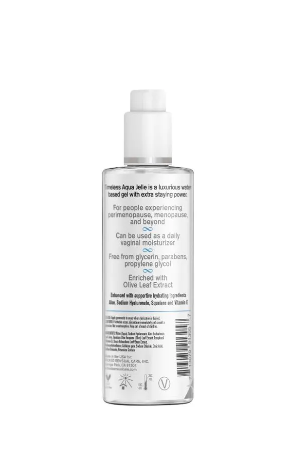 Sexual Health Wellbeing Wicked Sensual Care Wicked Sensual Care Simply Timeless Aqua Jelle Water Based Gel Lubricant 4oz