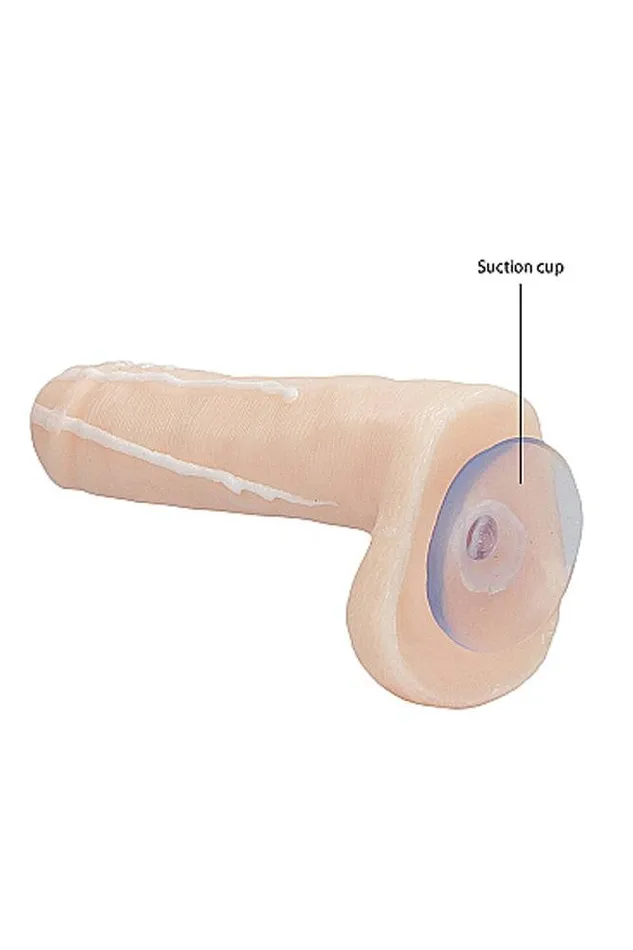 Shots Toys Dicky Soap with Balls Cum Covered Beige Shots Toys Dildos