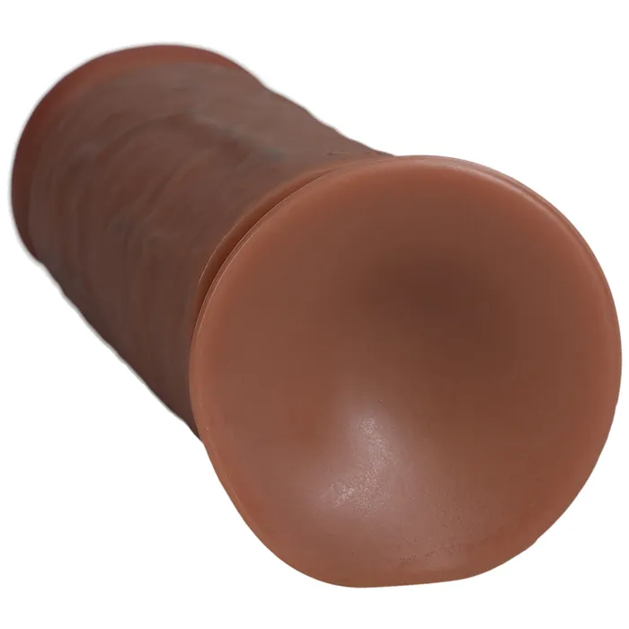 Shots Toys Dildos Shots Real Rock Extra Thick Dildo 9 Inch Tan
