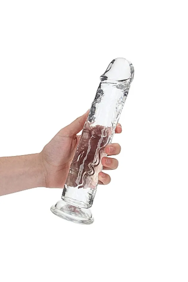 Shots Toys Female Sex Toys Shots Toys RealRock 10 Realistic Dildo with Suction Cup Clear