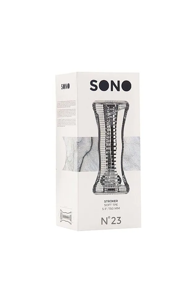 Shots Toys Male Sex Toys Shots Toys Sono No23 Stroker Clear