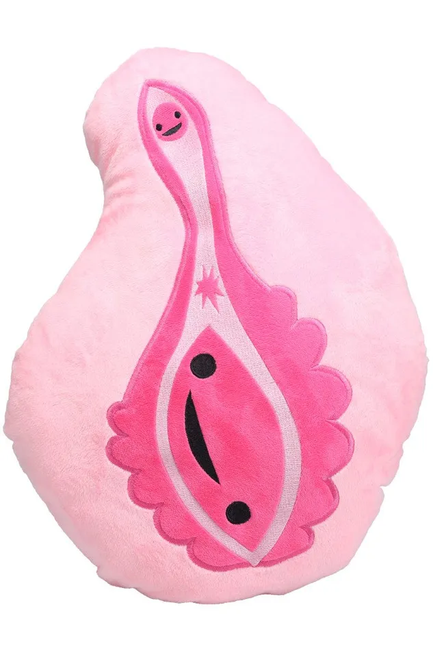 Shots Toys Pussy Pillow Plushie with Storage Pouch Pink Shots Toys Vibrators Shots Toys Pussy Pillow Plushie with Storage Pouch Pink Shots Toys Vibrators